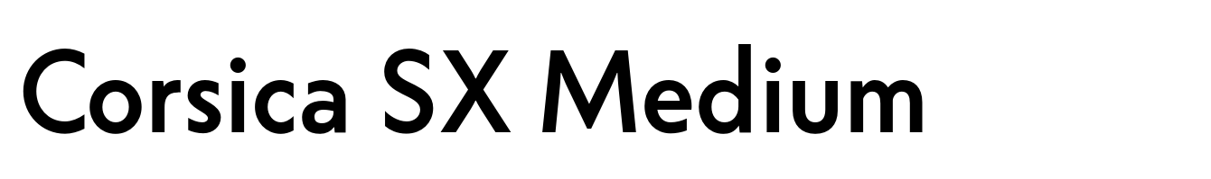 Corsica SX Medium Font | Webfont & Desktop | MyFonts